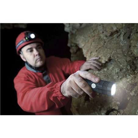 Ansmann Pro 3000R torcia elettr. metallo, 3x10W LED    1600-0445