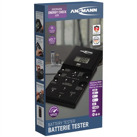 Ansmann Energy Check LCD tester per pile        1900-0100
