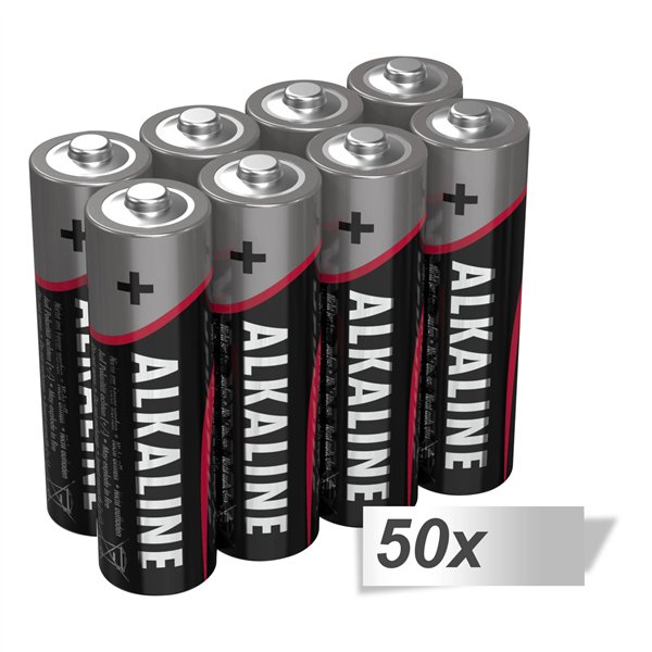 50x8 Ansmann Alcaline Mignon AA LR 6-red-line            5015280