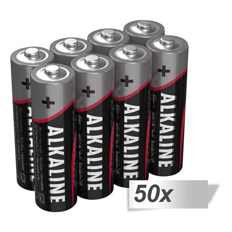 50x8 Ansmann Alcaline Mignon AA LR 6-red-line            5015280