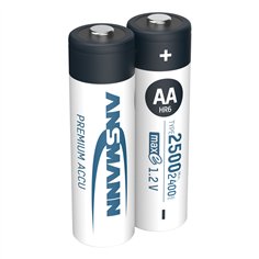 12x2 Ansmann maxE NiMH Akku 2500 Mignon AA 2400 mAh 2