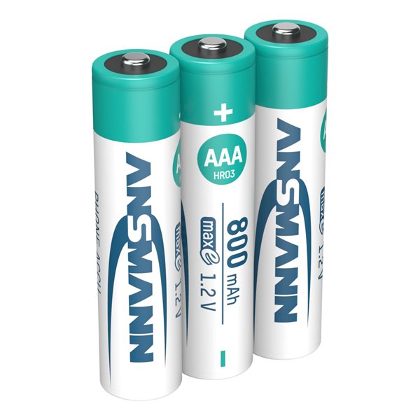12x3 Ansmann maxE NiMH batt. Micro AAA 800 mAh DECT PHONE