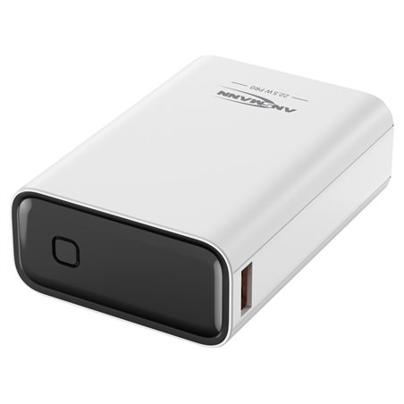 Ansmann Powerbank PRO 20.000 mAh USB-A+C Port 22,5W bia.1700-0157