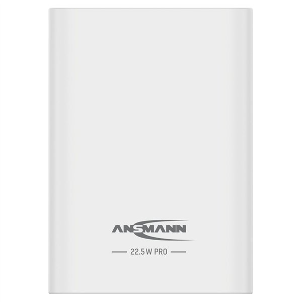 Ansmann Powerbank PRO 20.000 mAh USB-A+C Port 22,5W bia.1700-0157