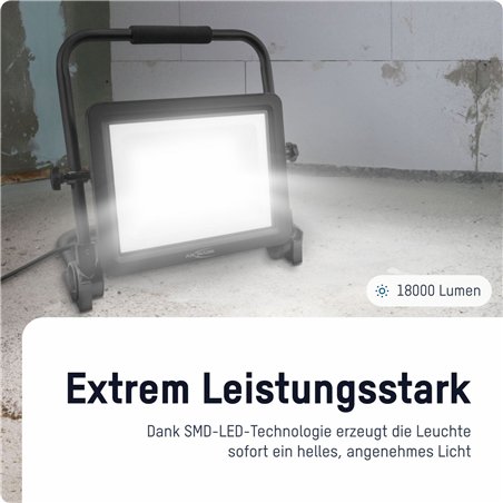 Ansmann FL150W-AC 150W/18000lm LED Spotlight with cable