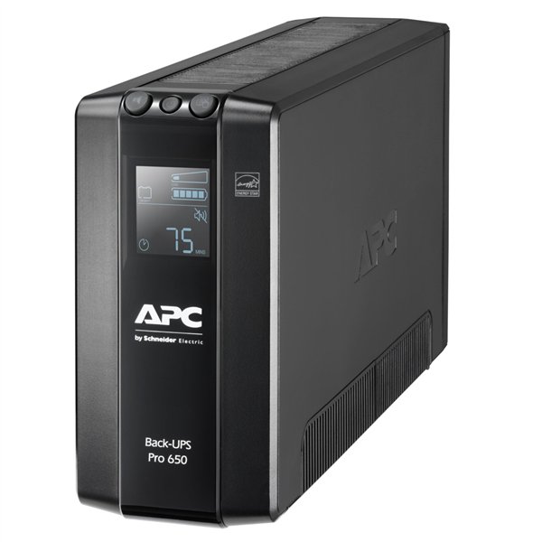 APC Back UPS Pro BR 650VA, 6 Outlets, AVR, LCD Interface