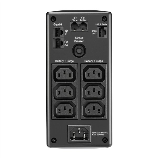 APC Back UPS Pro BR 650VA, 6 Outlets, AVR, LCD Interface