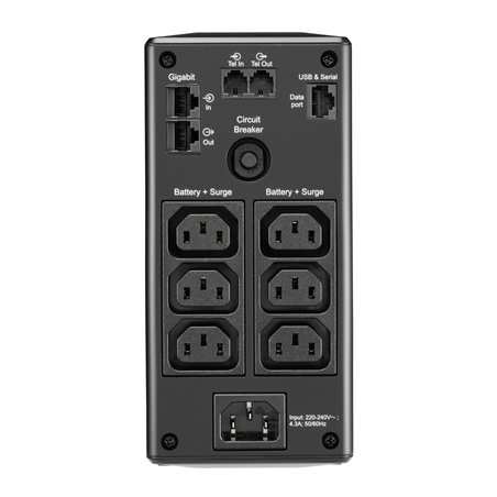 APC Back UPS Pro BR 650VA, 6 Outlets, AVR, LCD Interface
