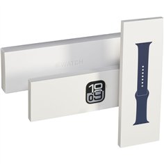 Apple Watch 10 46mm GPS+4G all. Sport M/L argento/denim