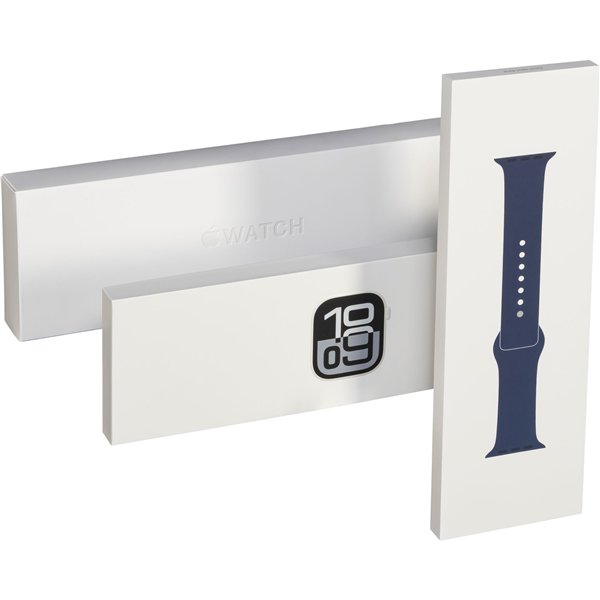 Apple Watch 10 46mm GPS+4G all. Sport M/L argento/denim