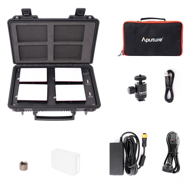 Aputure MC4 light Travel Set