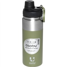 Asobu Alpine Flask bottiglia verde, 0.53 L