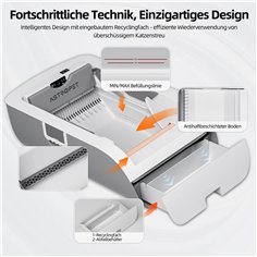 Astropet lettiera per gatti autopulente cont.pulsanti Helios 2