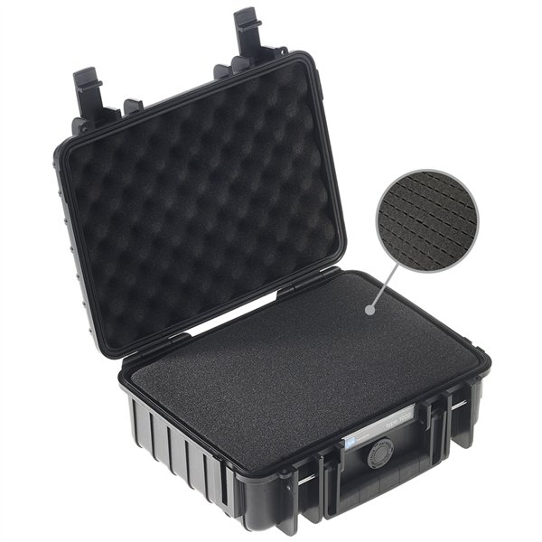 B&W International Type 1000 nero incl. spugna sintetica