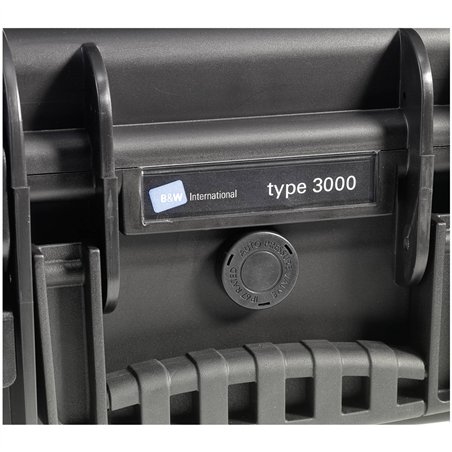 B&W International Type 3000 nero incl. spugna sintetica