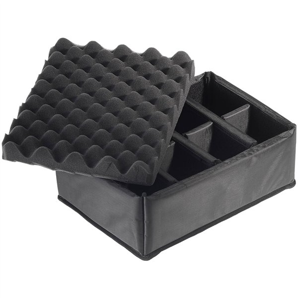 B&W Outdoot Case Type 3000 giallo con divisione scomparti