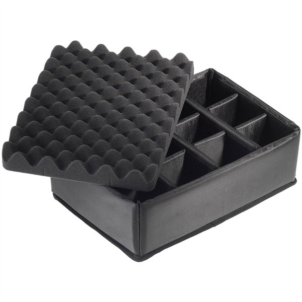 B&W valigia outdoor tipo 4000 nero con divisione scomparti