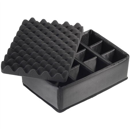 B&W valigia outdoor tipo 4000 nero con divisione scomparti