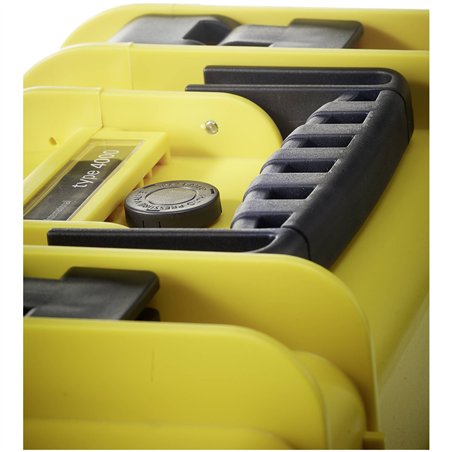B&W valigetta outdoor Type 4000 giallo con suddivisione scomp.