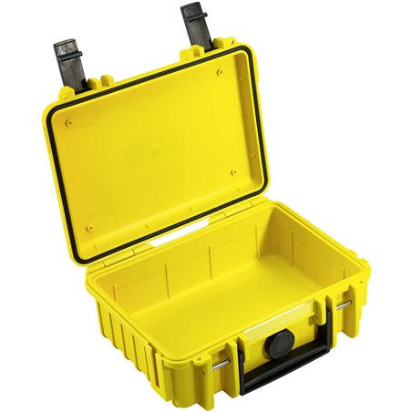 B&W Outdoor Case Type 500 giallo con inserto spugna sint.