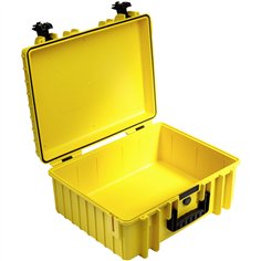 B&W Outdoor Case Type 6000 giallo con inserto spugna sint. 2