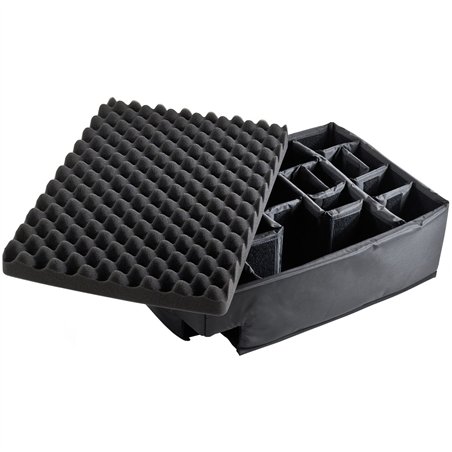 B&W Outdoor Case Type 6700 con divisione scomparti, nero