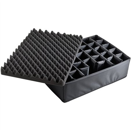 B&W Outdoor Case Type 6500 nero con divisione scomparti