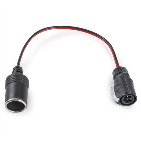 B&W energy.case Anschlusskabel für KFZ Normstecker black