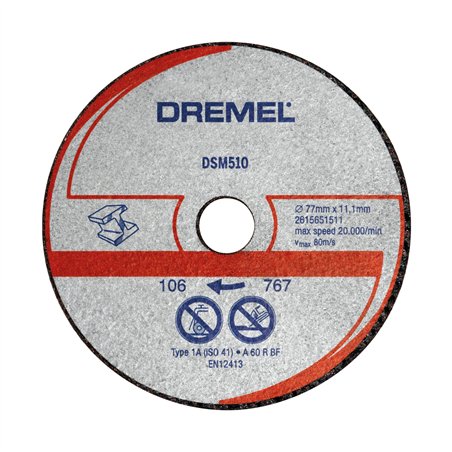 Dremel DSM510 Metal and Plastic Cutting Wheel 3-pack