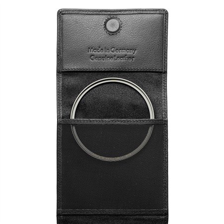 B+W custodia filtri pelle per 2 filtri fino a 77mm