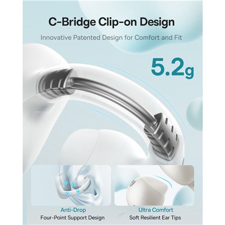 Baseus Bowie MC1 OL Open-Ear TWS Earbuds bianco