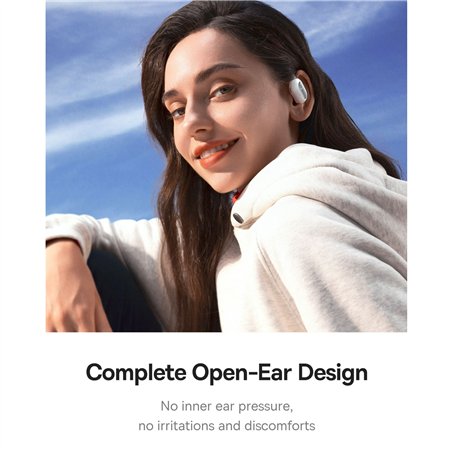 Baseus Eli Sport 1 Open-Ear TWS Earbuds bianco