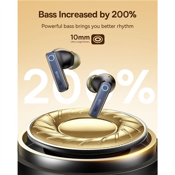 Baseus Bowie 35 True cuffie wireless nero