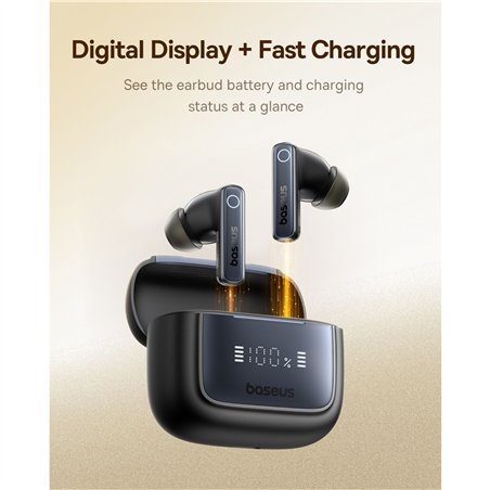 Baseus Bowie 35 True cuffie wireless nero
