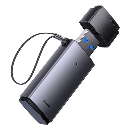 Baseus Lite Serie USB-A lettore schede grigio
