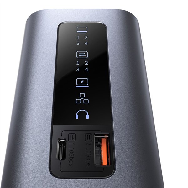 Baseus Spacemate Series 11-in-1 (WIN) Docking Station, grigio