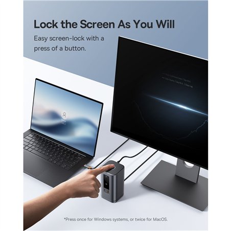 Baseus Spacemate Series 11-in-1 (WIN) Docking Station, grigio