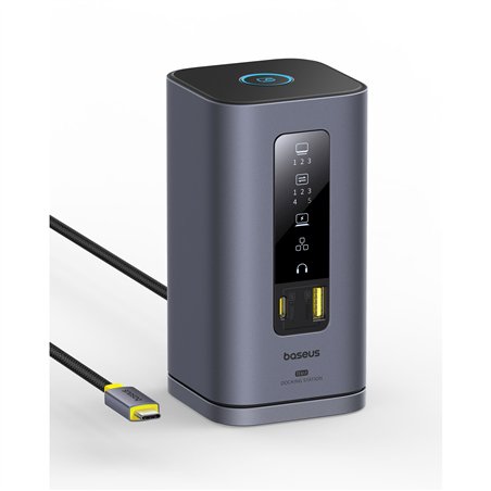 Baseus Spacemate Series 11-in-1 (MAC) Docking Station, grigio