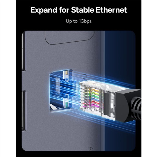 Baseus Spacemate Series 11-in-1 (MAC) Docking Station, grigio