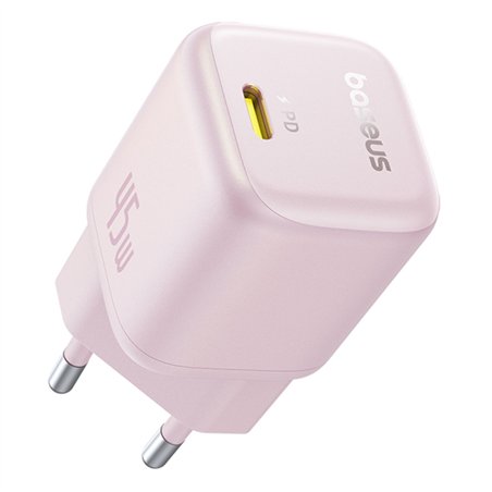 Baseus PicoGo GaN caricatore 45W EU rosa