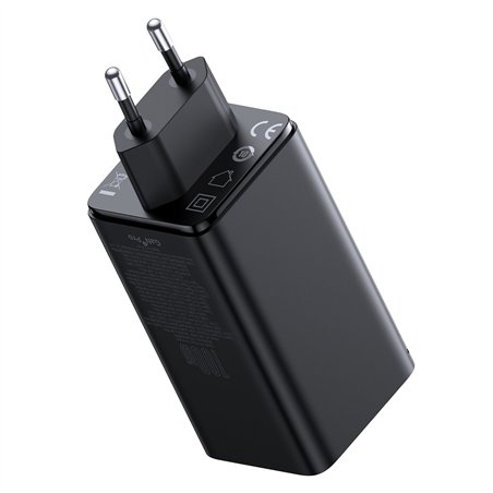 Baseus GaN6 Pro 100W EU con cavo ricarica 1m nero