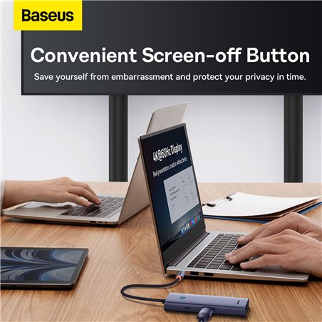 Baseus GaN6 Pro 100W EU con cavo ricarica 1m nero