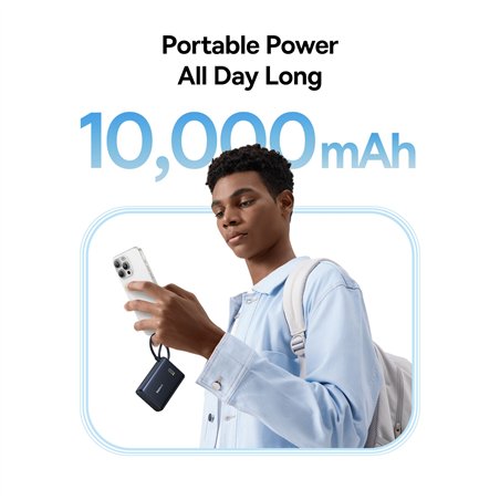 Baseus PicoGo Power Bank 10000mAh 45W nero