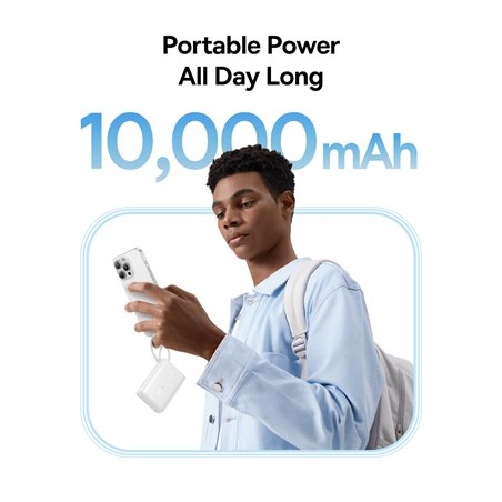 Baseus PicoGo Digital Display Power Bank 10000mAh 45W bianco