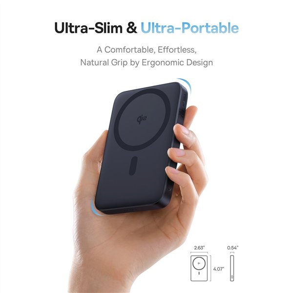 Baseus PicoGo Qi2 Power Bank 5000mAh 20W incl. cavo ricarica