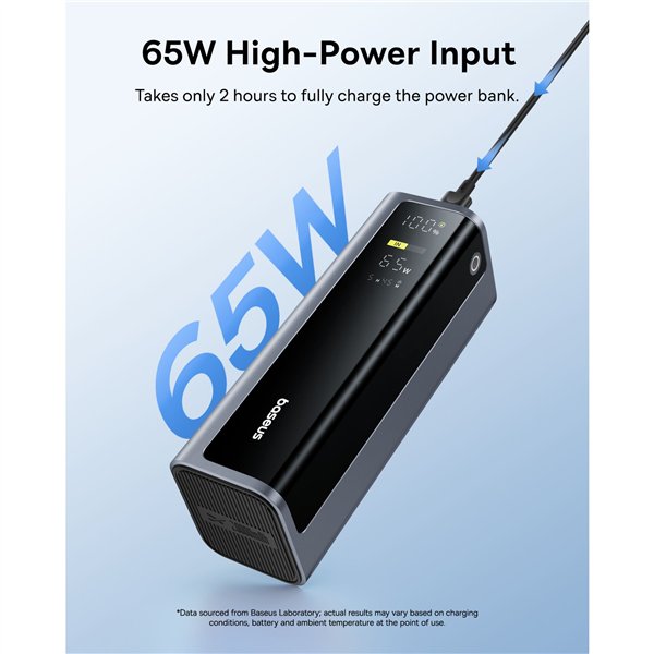 Baseus EnerGeek GP12 Power Bank 20800mAh 145W grigio