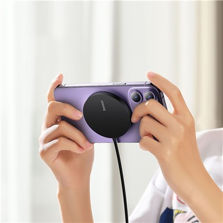 Baseus Simple Mini3 Wireless Charger 15W Schwarz