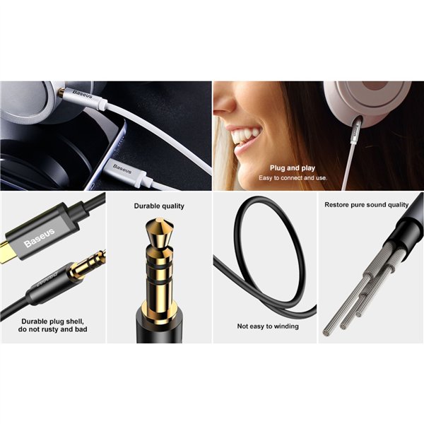 Baseus Yiven Type-C 3.5mm Stereo Phone Jack