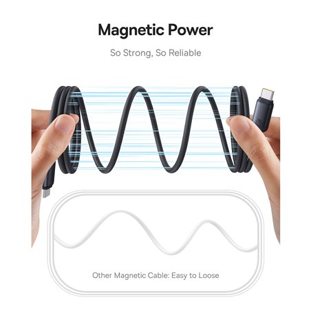 Baseus PicoGo magnetico cavo ricarica rap. USB-C 240W 1m