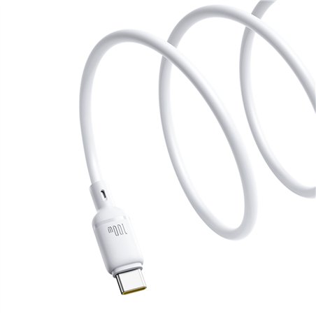 Baseus Silky Series cavo ricar. tipo C a tipo C 100W 1m bianco